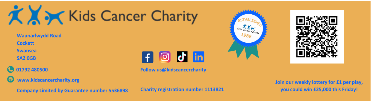 Kids Cancer Charity — Waunarlwydd Road, Cockett, Swansea SA2 0GB